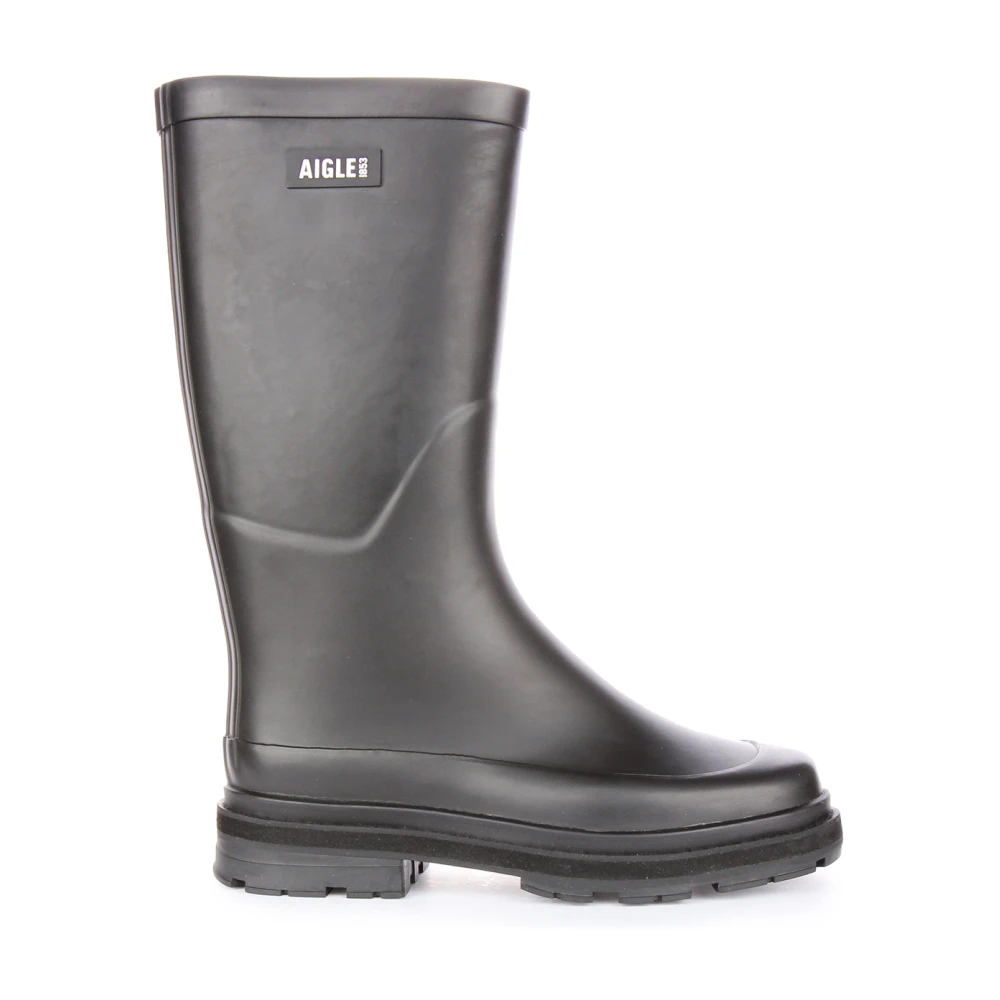 Aigle Women's Black Wellies, 6 Uk, Ultra Rain Boots