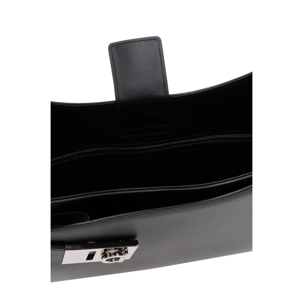 Salvatore Ferragamo Schoudertas Arch Black Dames
