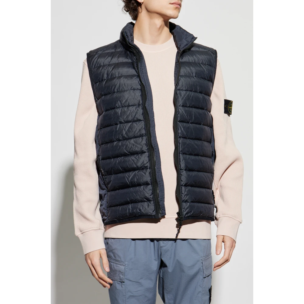 Stone Island Donsvest Blue Heren
