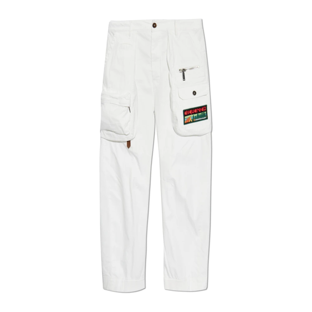 Trousers > Wide Trousers - - Dsquared2 - Modalova