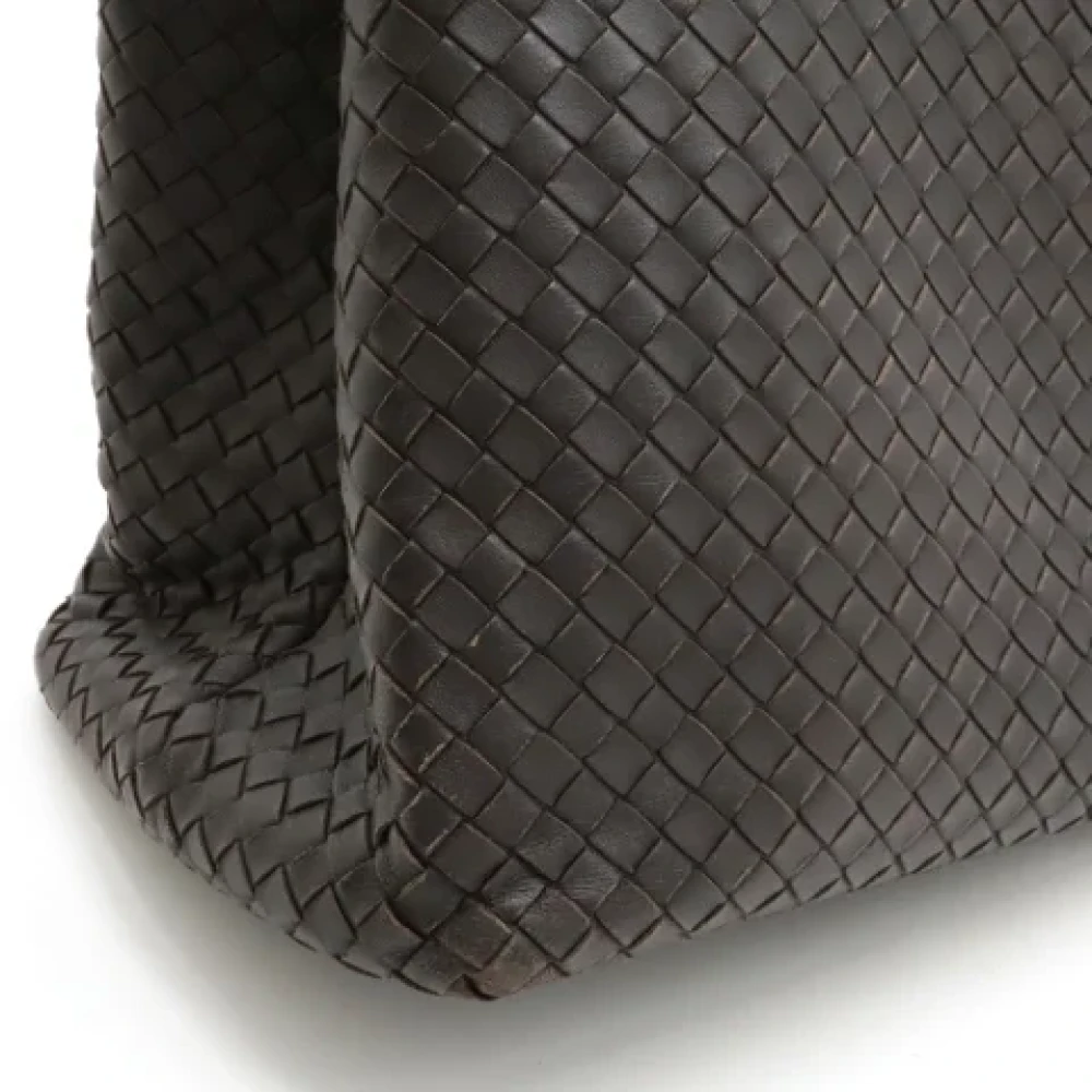 Bottega Veneta Vintage Pre-owned Leather handbags Brown Dames