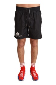 Black Crown Mens Beachwear Swimwear Shorts