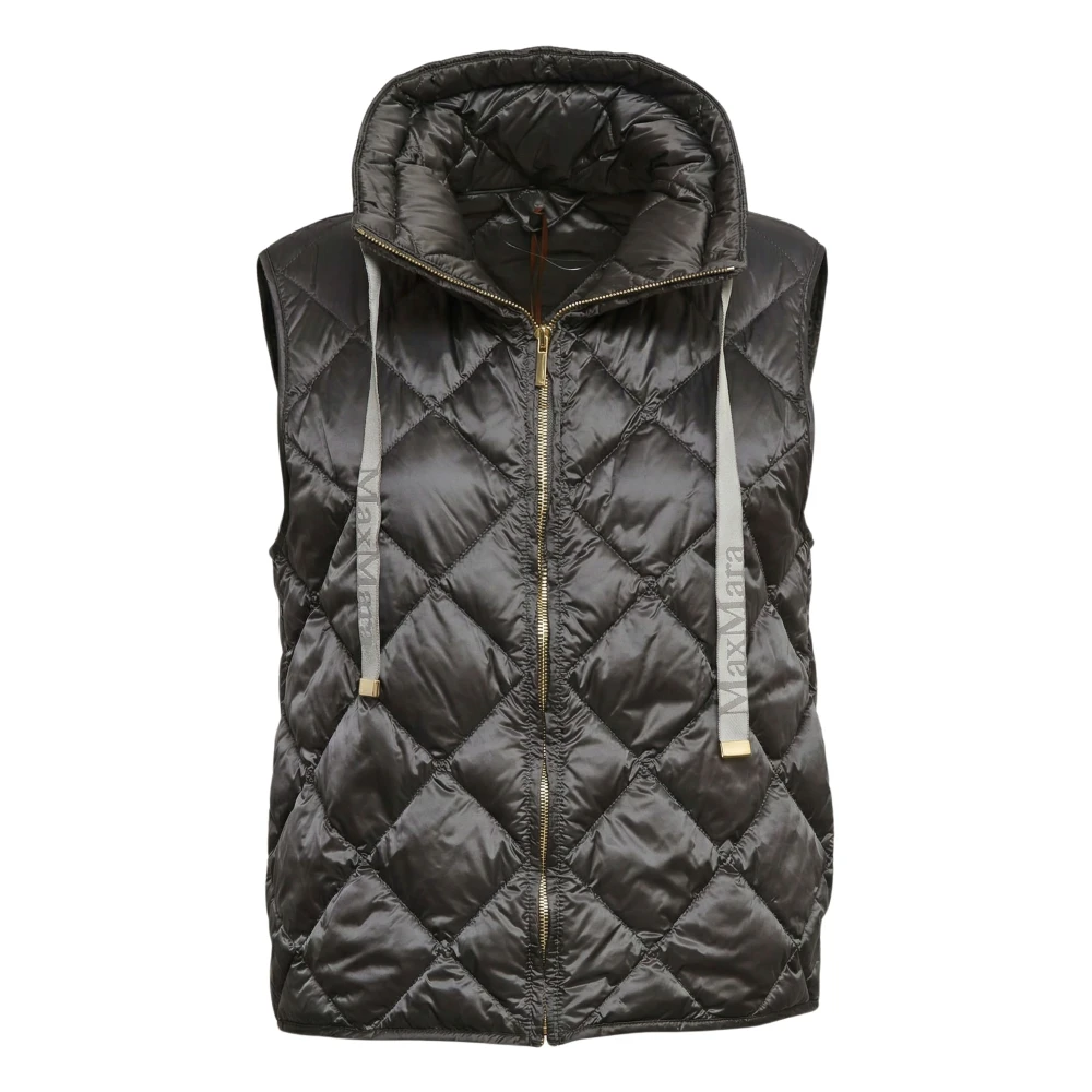 Max Mara Women's Gray Waistcoats, 3XS, Tregic Gilet