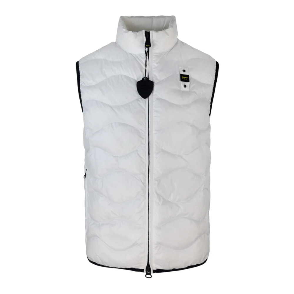 Blauer Men's White Padded Zip Jackets