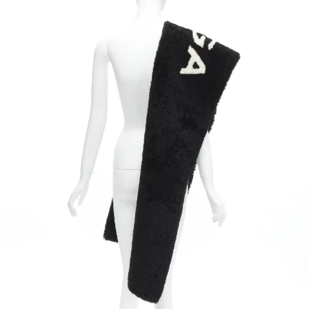 Balenciaga Vintage Pre-owned Leather scarves Black Dames
