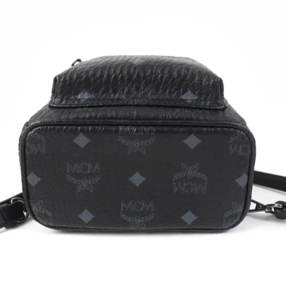 MCM Pre-owned Leather backpacks Black Dames
