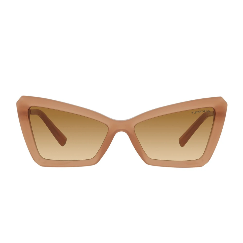 Tiffany Gouden Montuur met Gele en Lichtbruine Verloopglazen Yellow Unisex