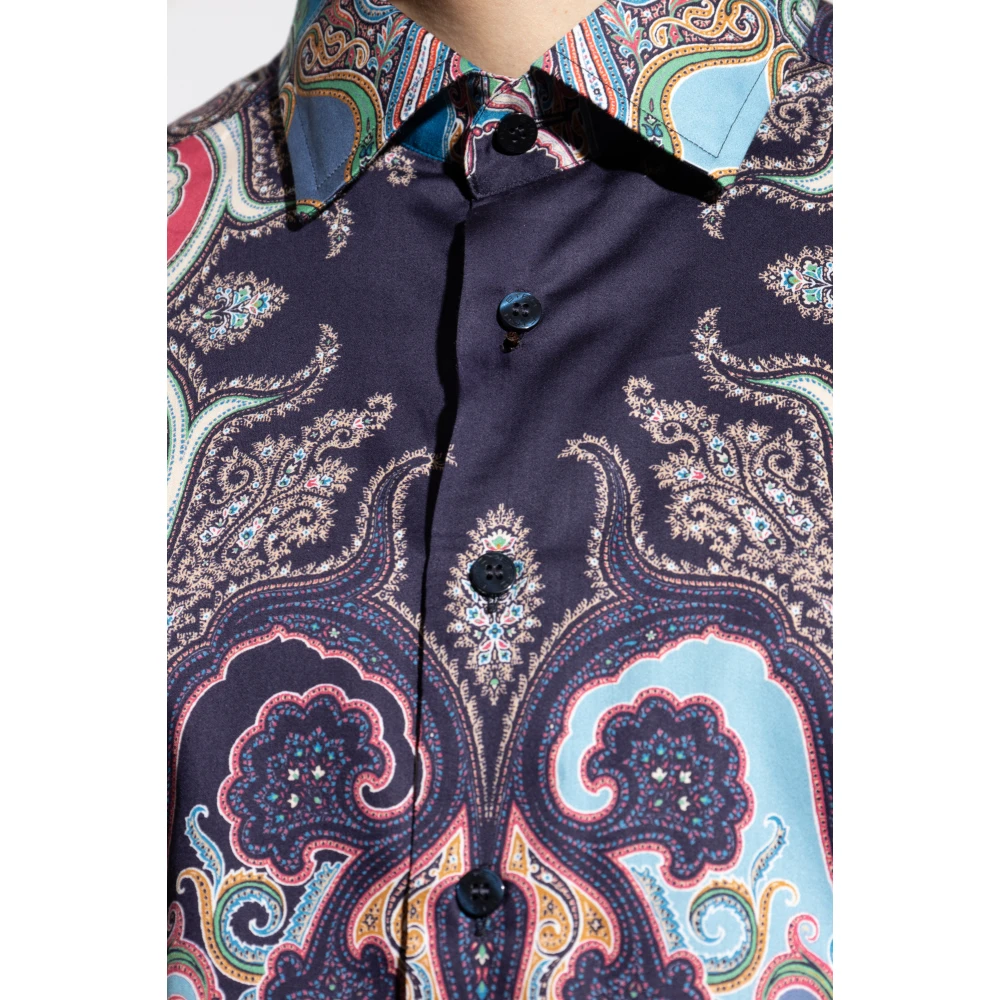 ETRO Gestreept overhemd Multicolor Heren