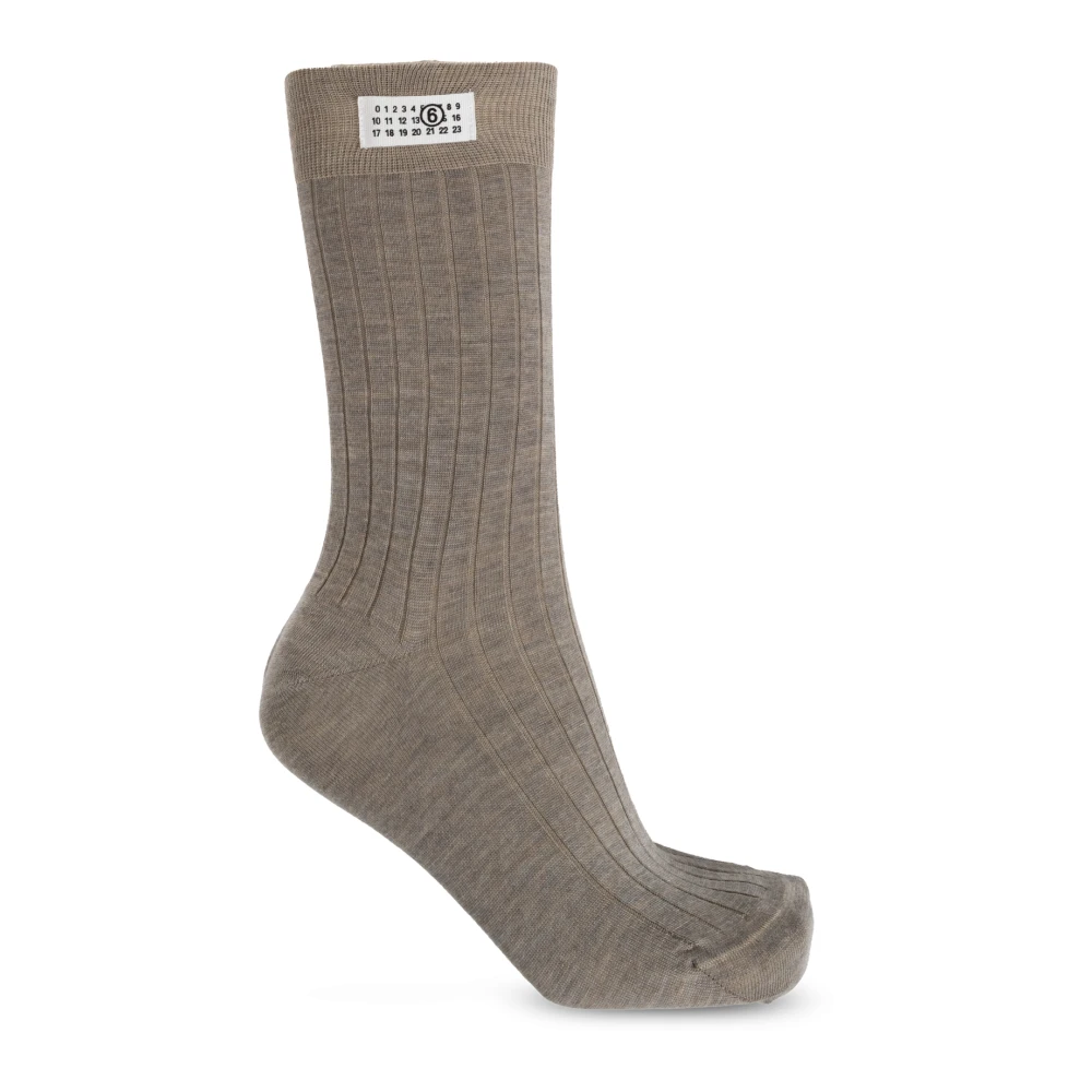 Mm6 Maison Margiela Donna Beige Mutande, M, New,