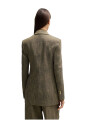 blazer-vert-melange-sharkskin-coupe-tailleur