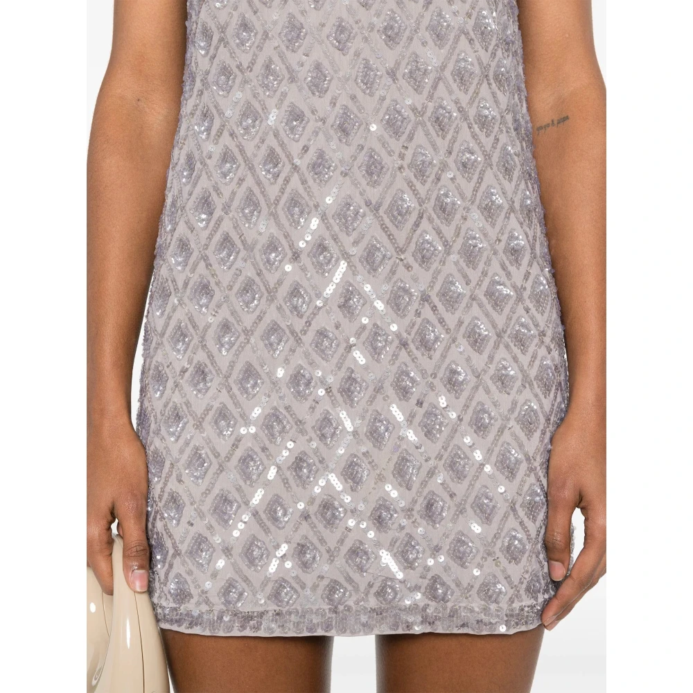P.a.r.o.s.h. Stucco Jurk Gray Dames