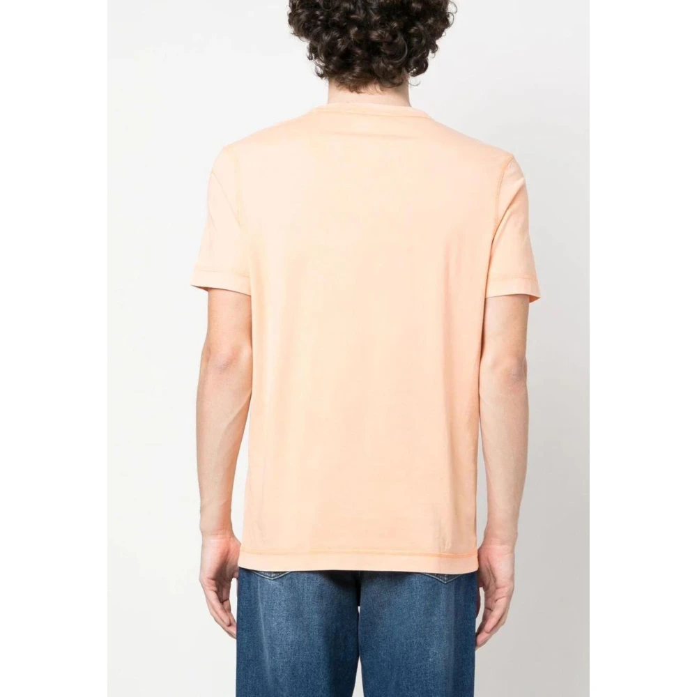 Hugo Boss Heren Casual T-shirt Orange Heren