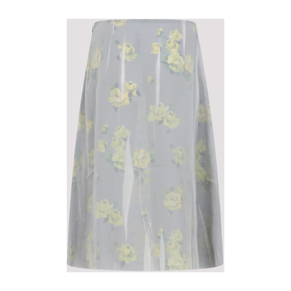 Acne Studios Groene Rok voor Moderne Vrouwen Blue Dames