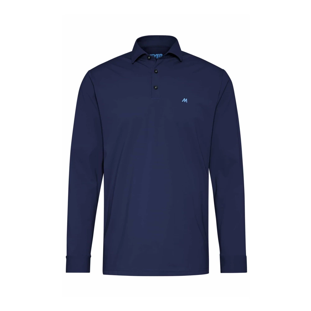 Meyer Bryson Polo Shirt Blue Heren