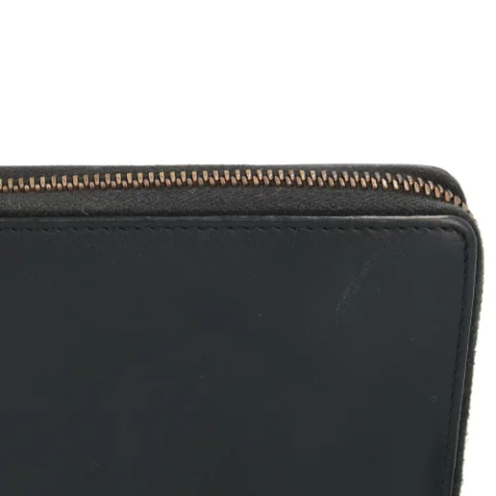 Gucci Vintage Pre-owned Leather wallets Black Heren
