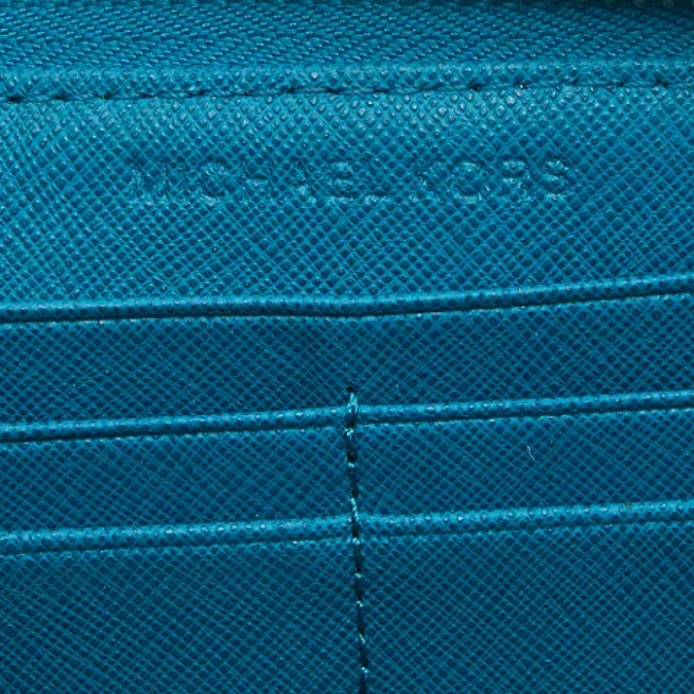 Michael Kors Pre-owned Leather wallets Blue Dames