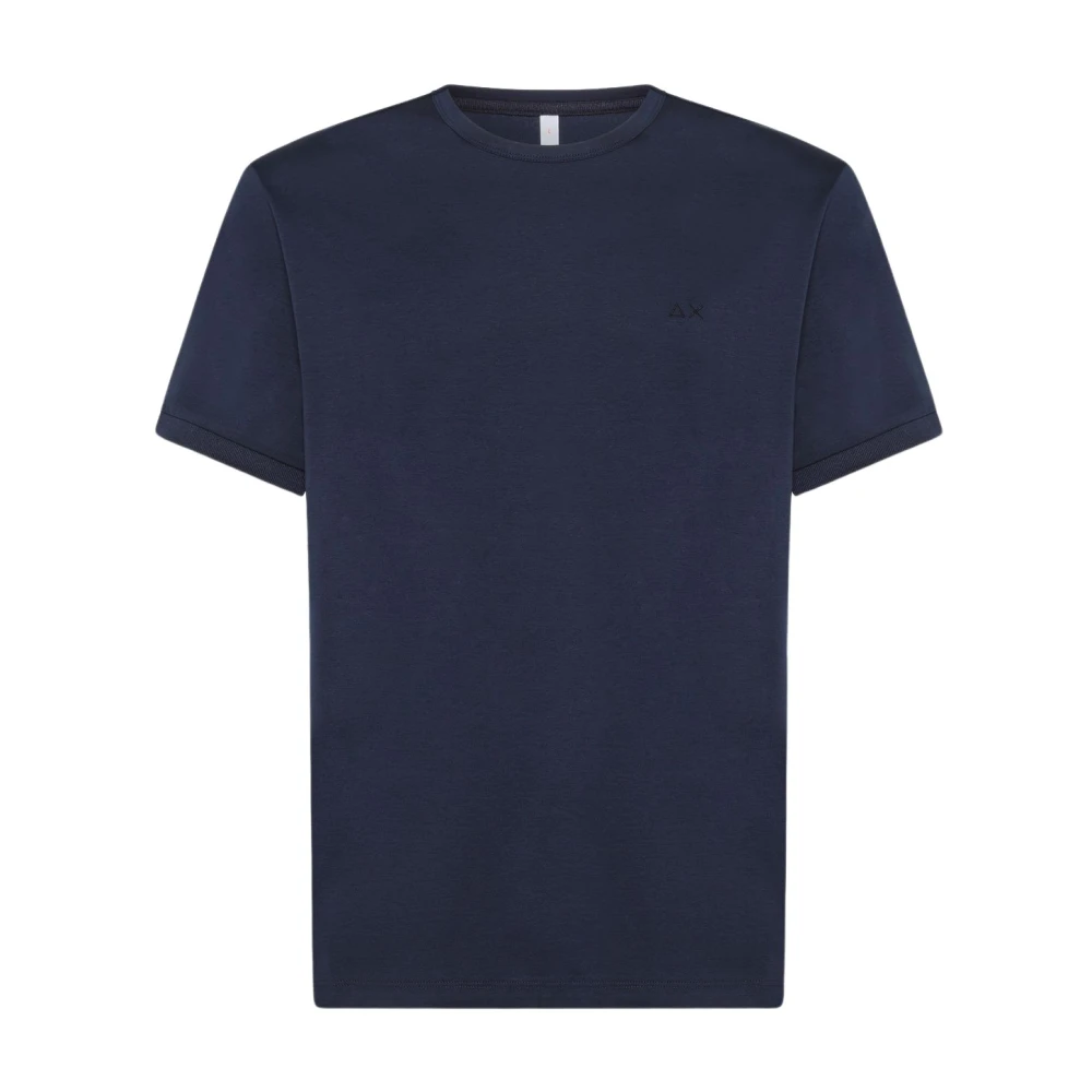 Sun68 Casual T-Shirt Blue Heren