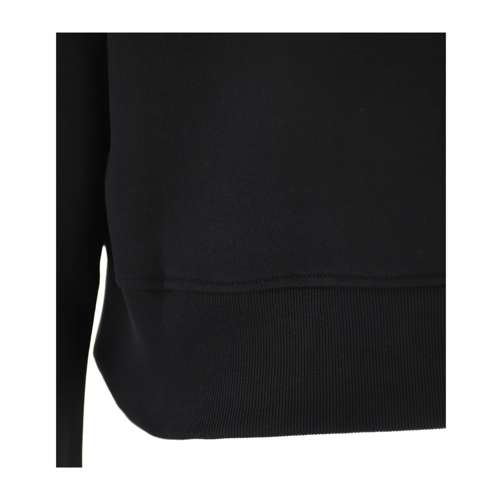 Moschino Cropped Teddy Jewel Sweatshirt Black Dames