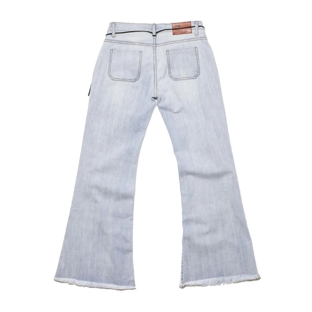 One Teaspoon Flared jeans met scheuren Blue Dames