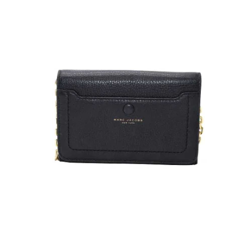 Marc Jacobs Pre-owned Leather wallets Black Dames