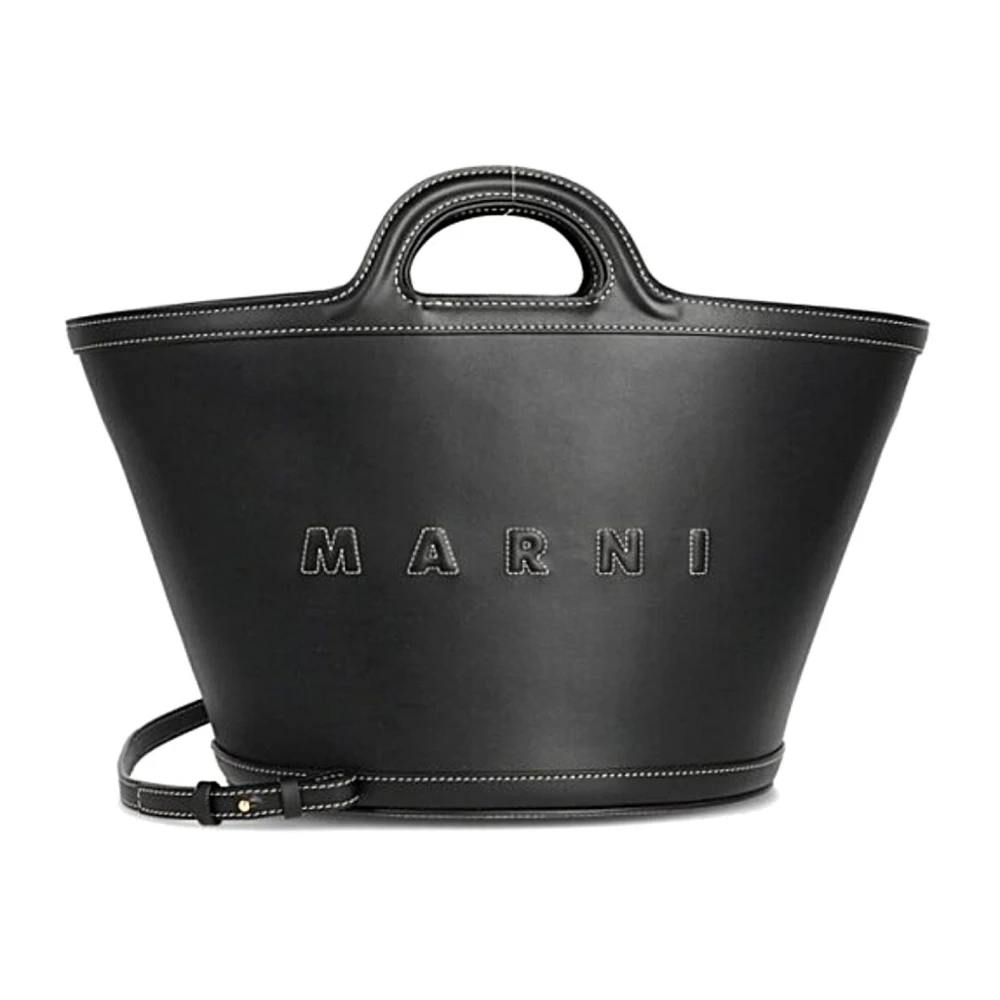 Marni Women's Black Bucket Bags, One Size, Trunkaroo Bucket Bag