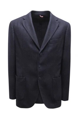 Ullblandad Jacka Elegant Stil