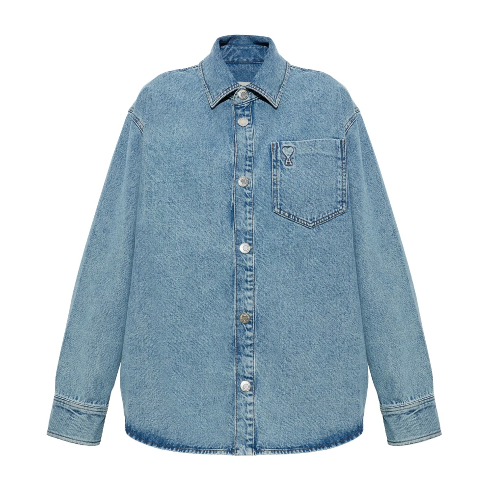 Ami Paris Uomo Blu Magliette, S, New, - Immagine 4