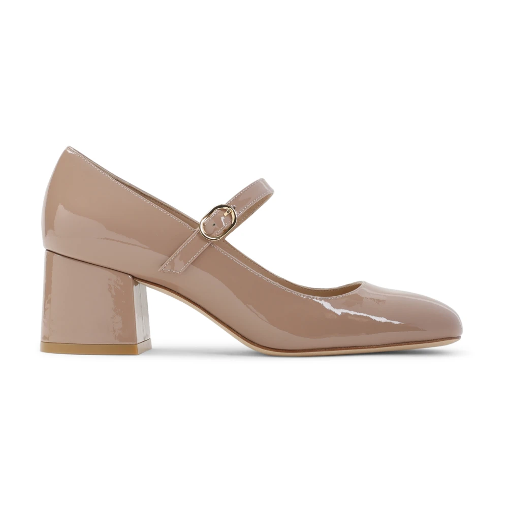 Stuart Weitzman Women's Brown Elegant Pump Shoes With 6Cm Heel