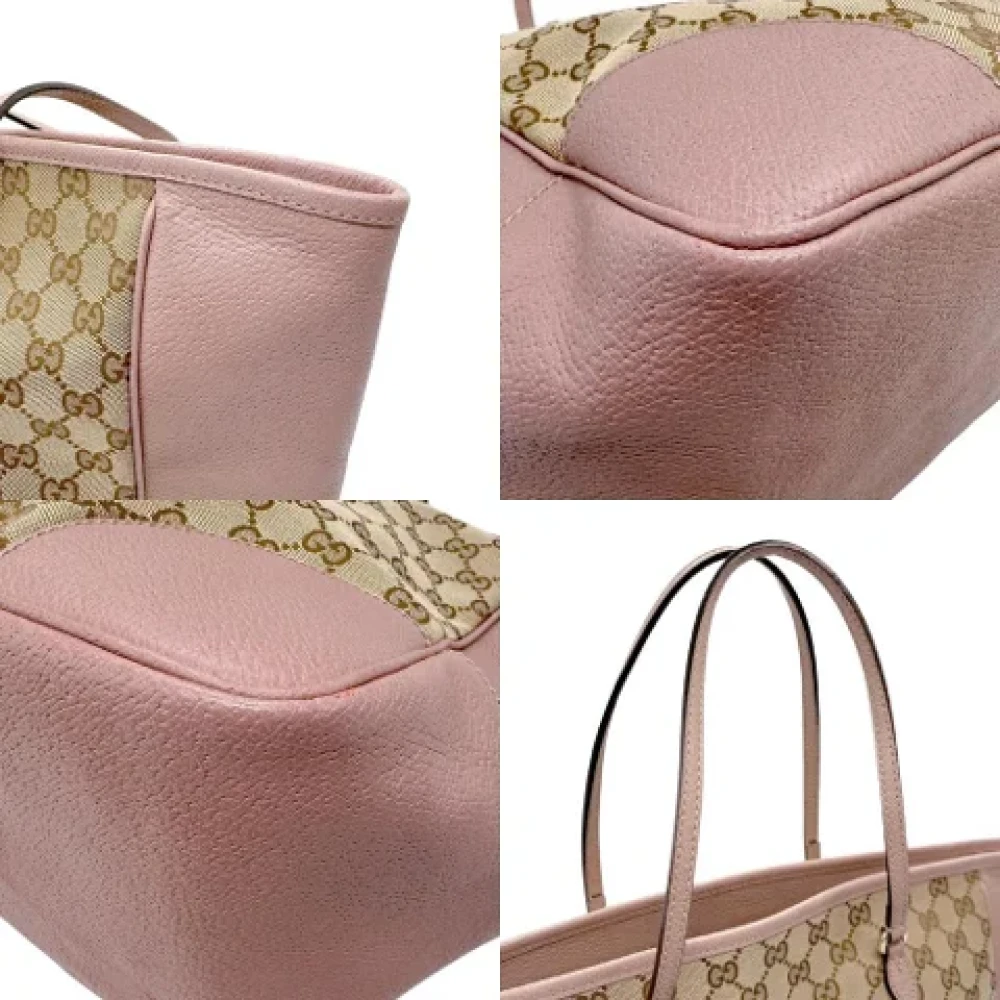Gucci Vintage Pre-owned Canvas gucci-bags Pink Dames