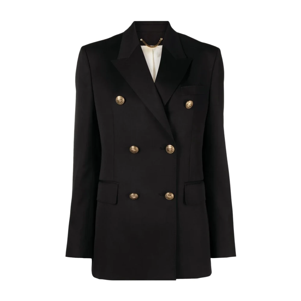 Golden Goose Women's Black Blazers, Xs, Double Breasted Blazer