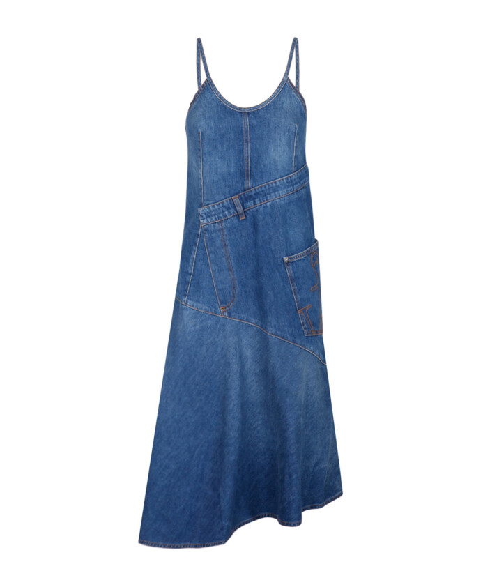 blue-denim-midi-dress-flared-silhouette