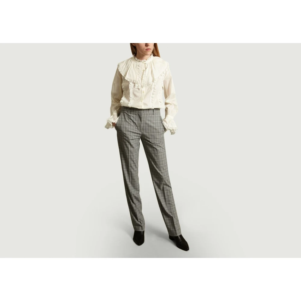 Essentiel Antwerp Grijze Prins van Wales Broek Gray Dames