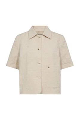 jacquard-jacket-with-short-sleeves-and-collar
