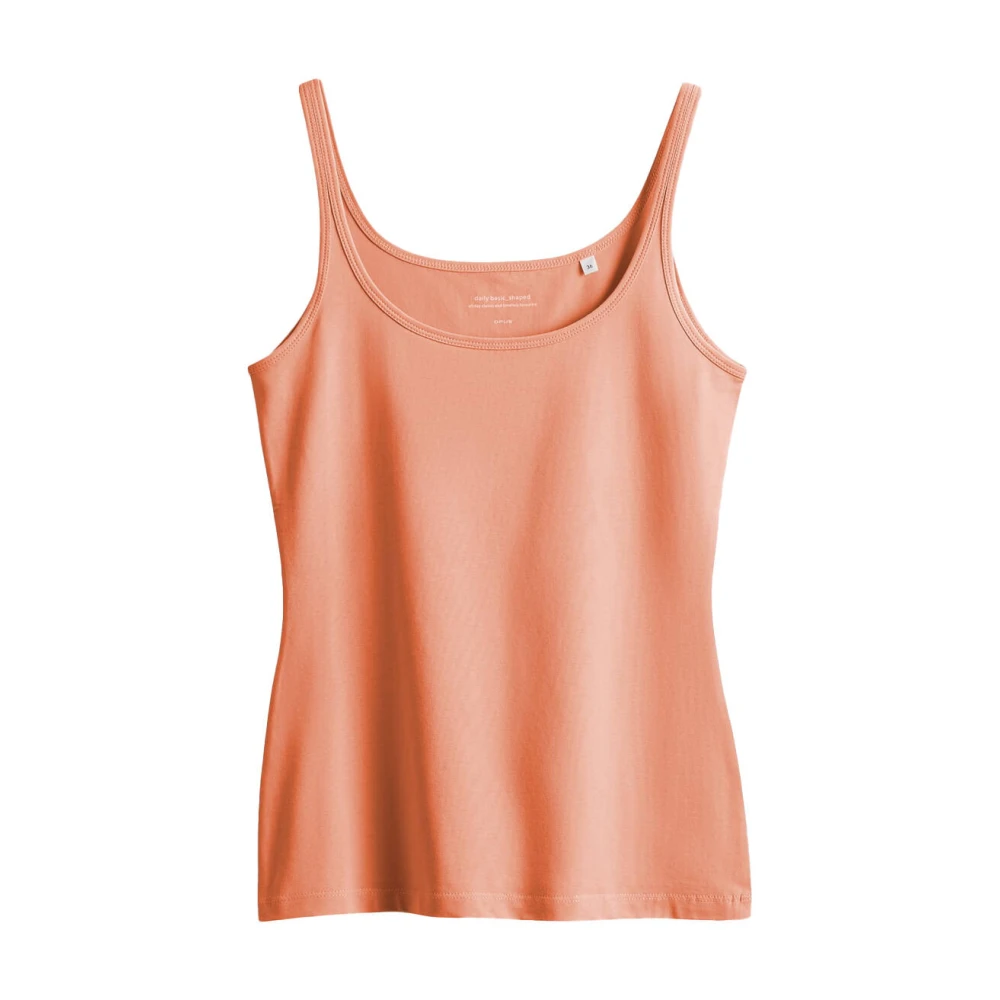 Opus Korte Mouw Top Ina Orange Dames