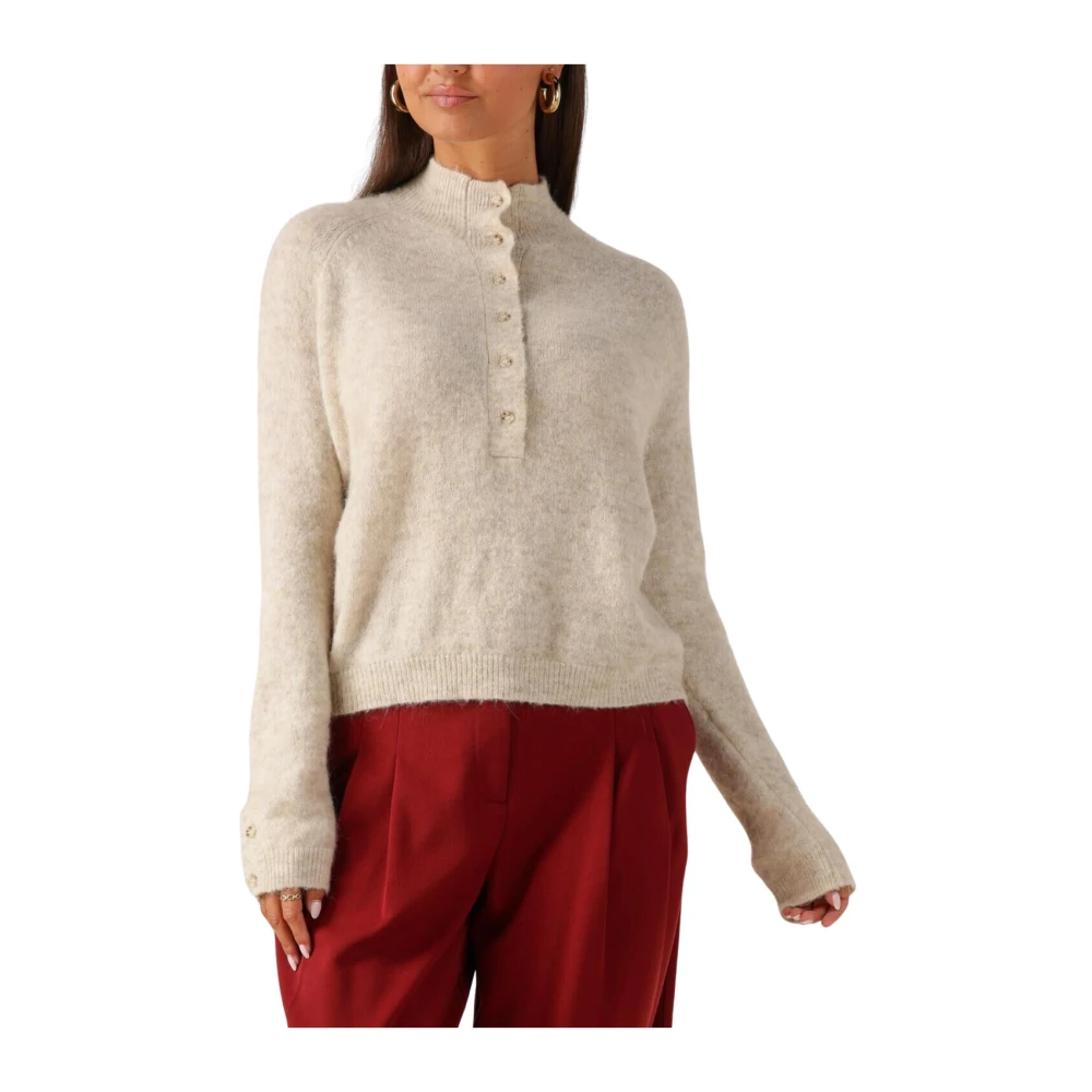 Moss Copenhagen , Damen, Strickwaren, Beige, L/Xl