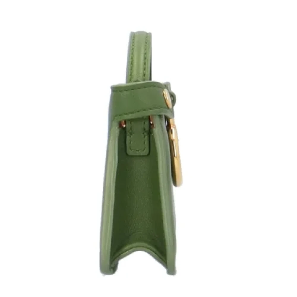 Fendi Vintage Pre-owned Leather handbags Green Dames