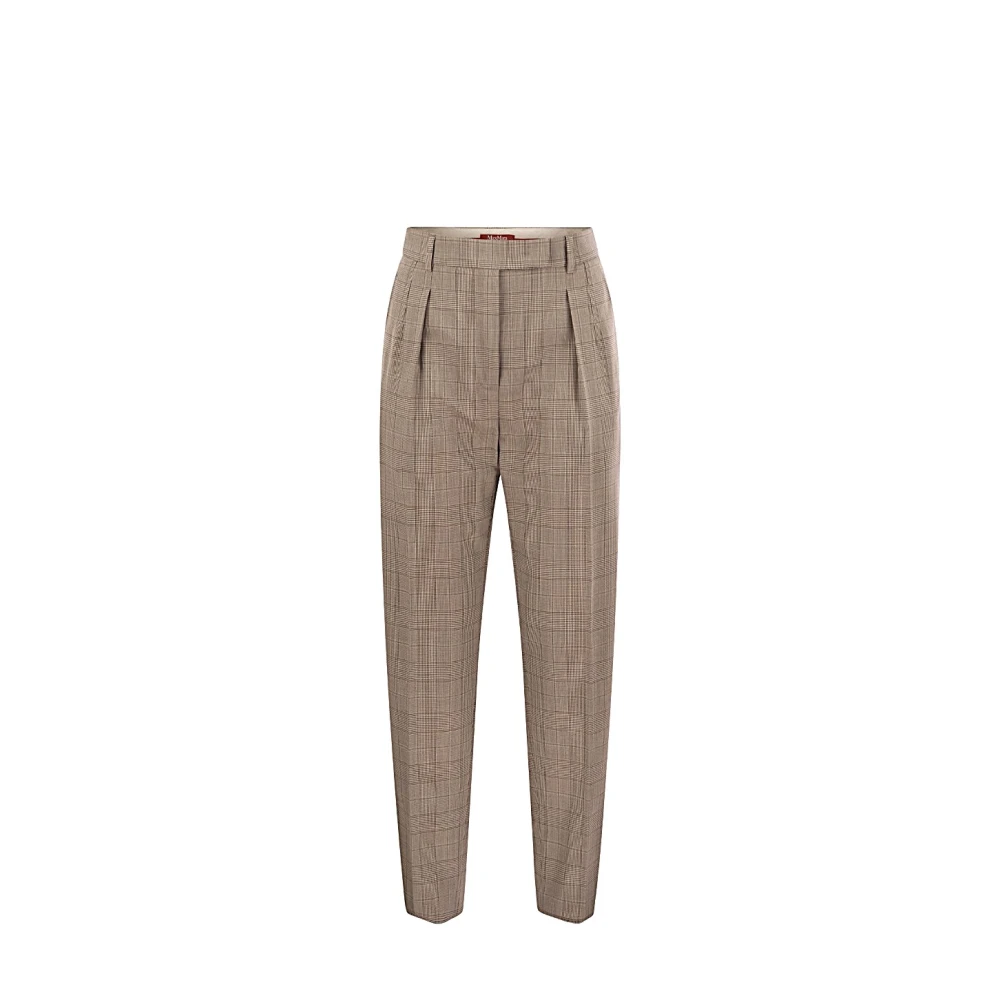Trousers > Tapered Trousers - - Max Mara Studio - Modalova