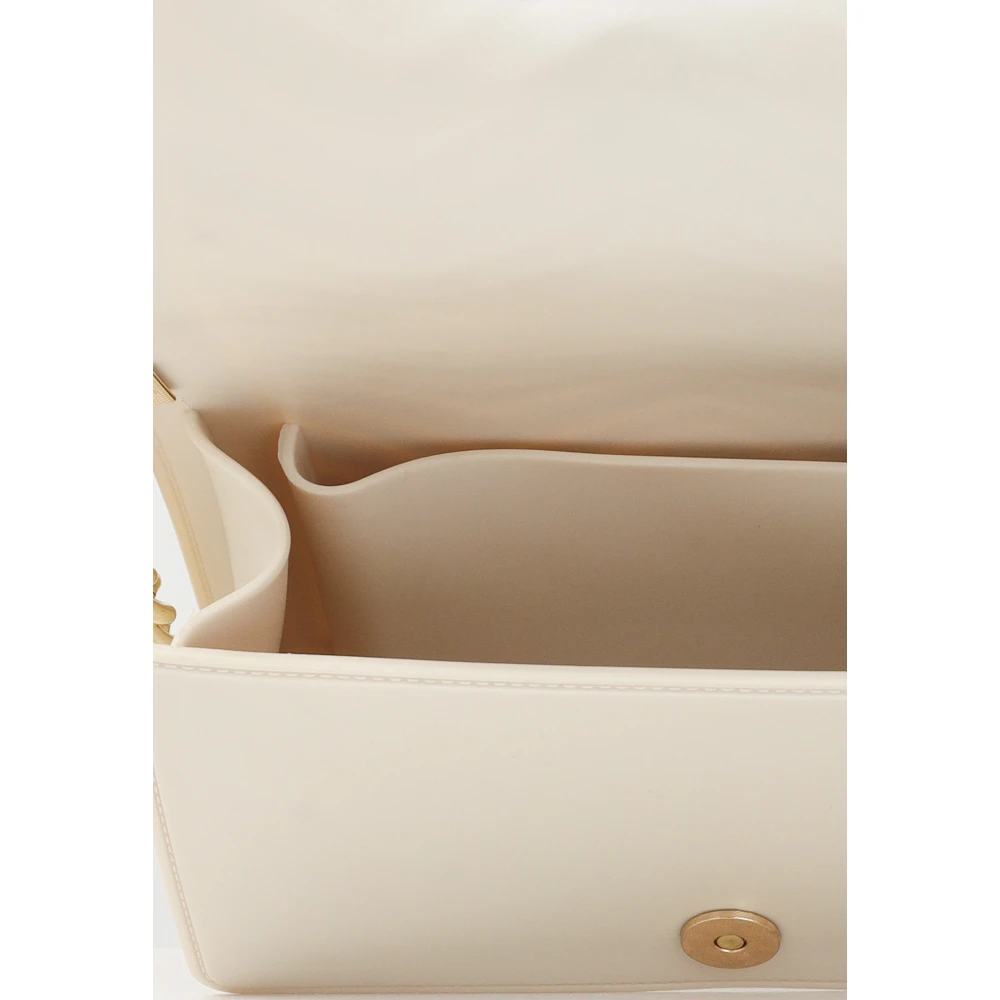 Marc Ellis Flat Wave Schoudertas Wit Parel White Dames