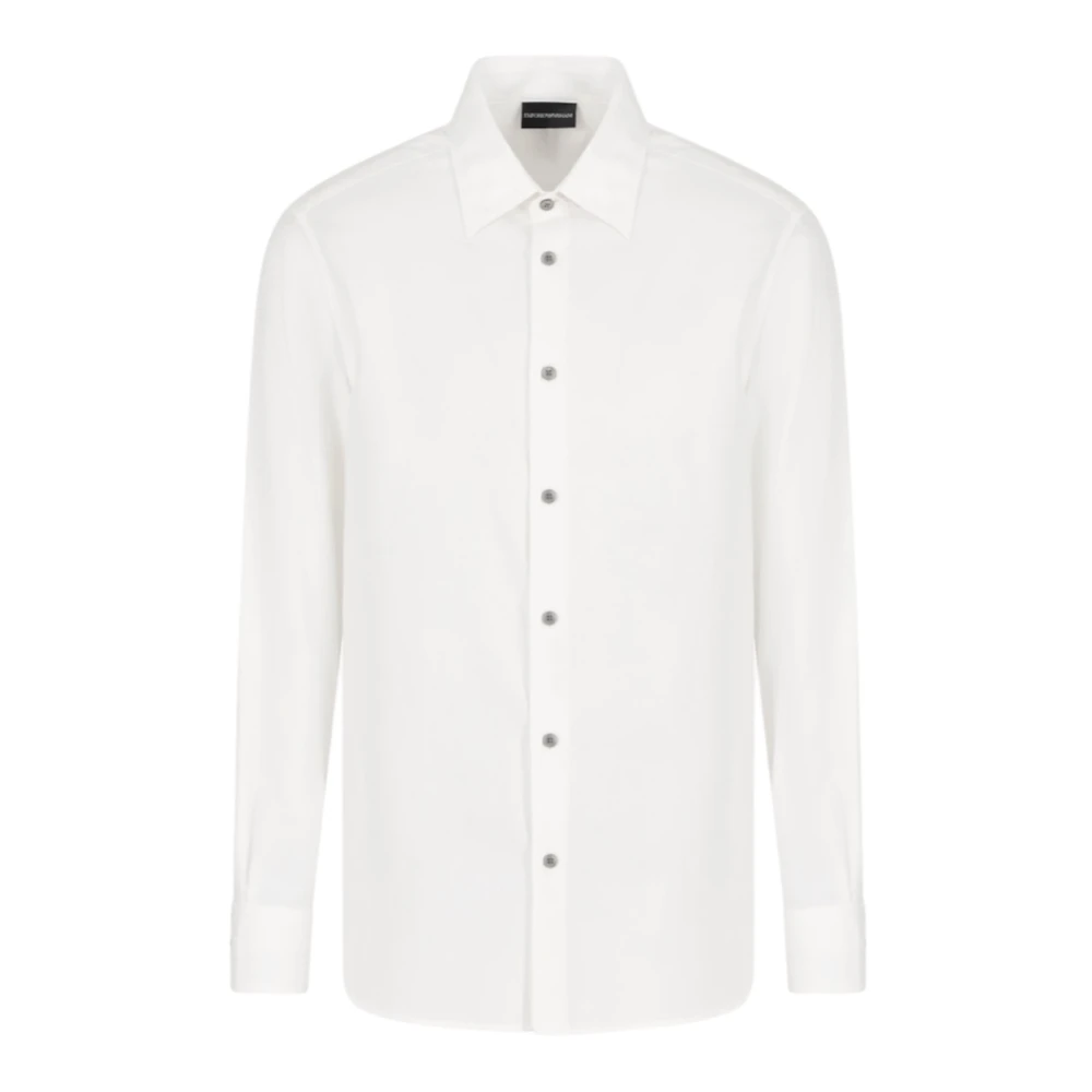 Emporio Armani Mannelijk Wit Te Casual Shirt Af143411f