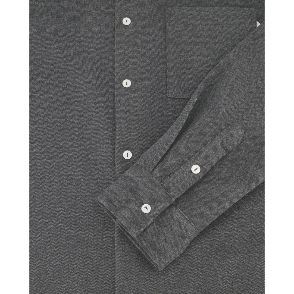 LAW OF THE SEA Troy Overshirt Gray Heren