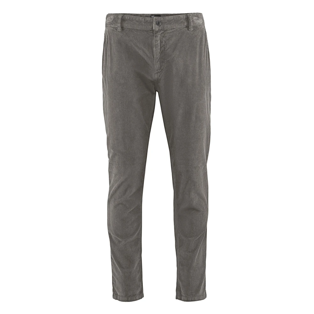 Bomboogie Uomo Grigio - Eleganza Slim Chino Pants - Trousers - W36