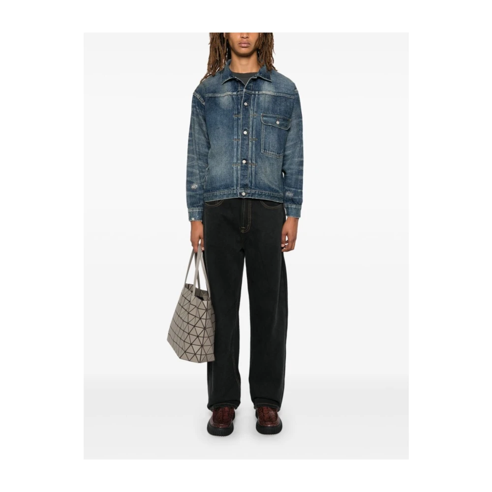 Junya Watanabe Stijlvolle Jas voor Mannen Blue Heren