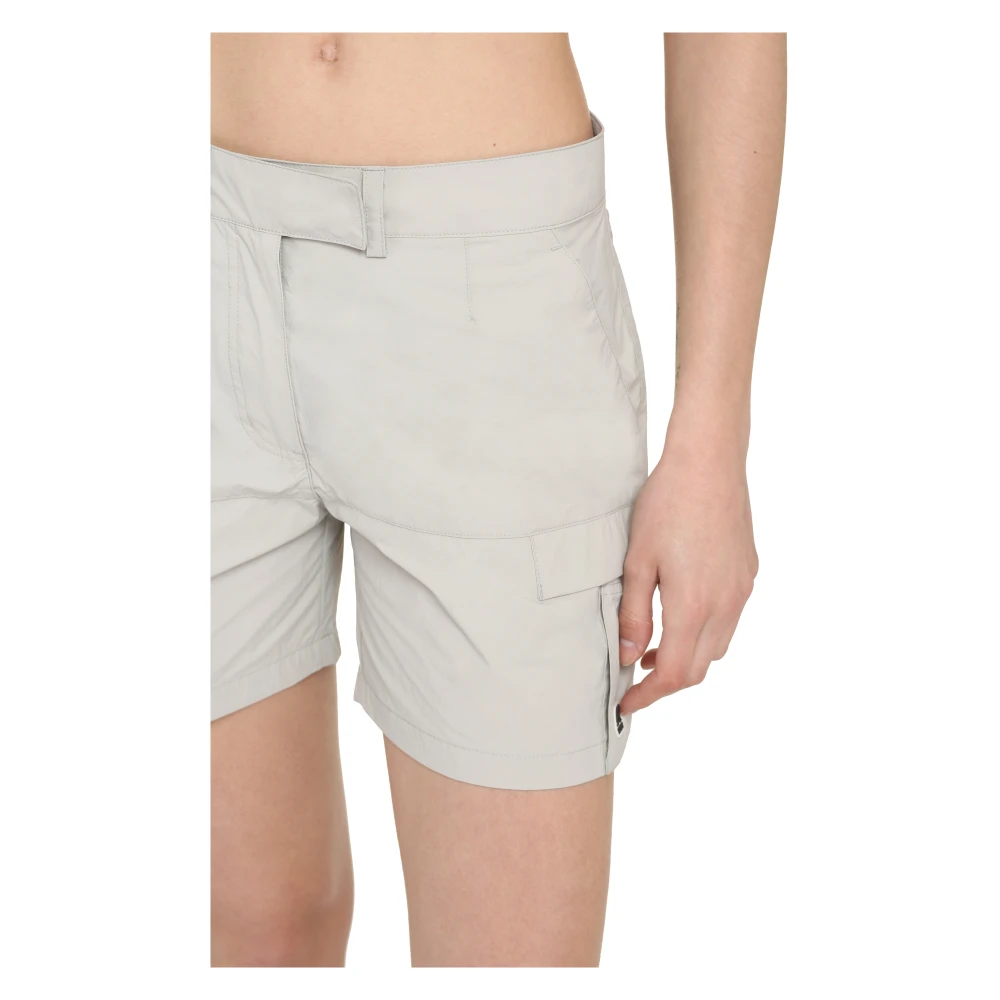 K-way Nylon Shorts met Zakken Beige Dames