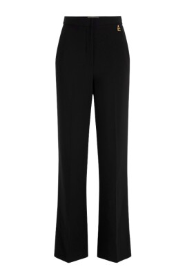 Pantalones Negros para Mujer, Elisabetta Franchi, Hombre