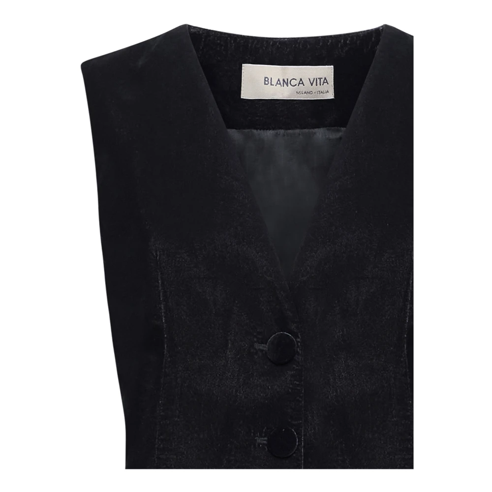 Blanca Vita Grijze Jas voor Stijlvolle Look Gray Dames