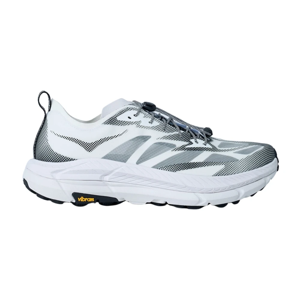 Hoka One One Men's White Running Shoes, 10 Uk, Mafate Speed 4 Lite Trainers