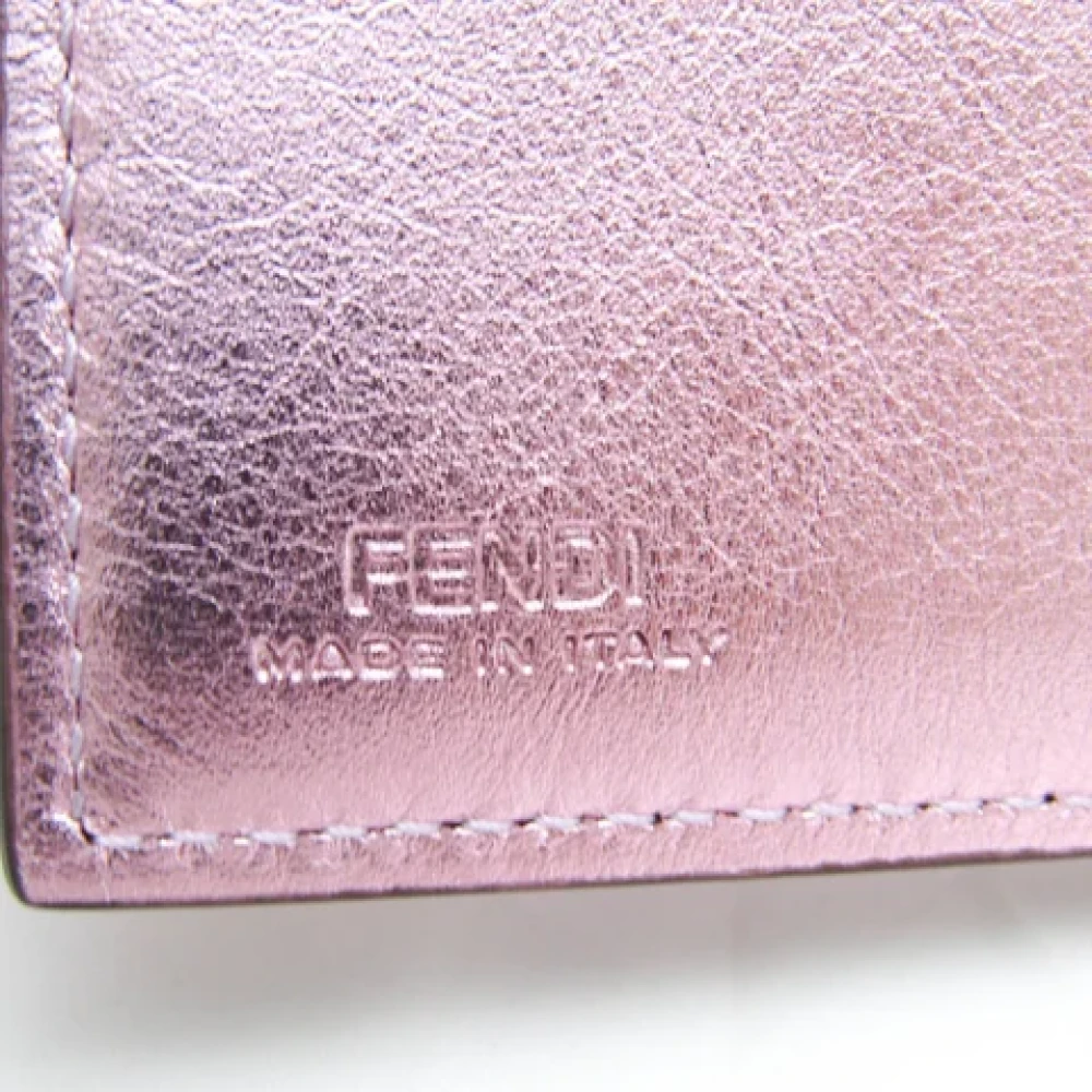 Fendi Vintage Pre-owned Leather wallets Pink Dames