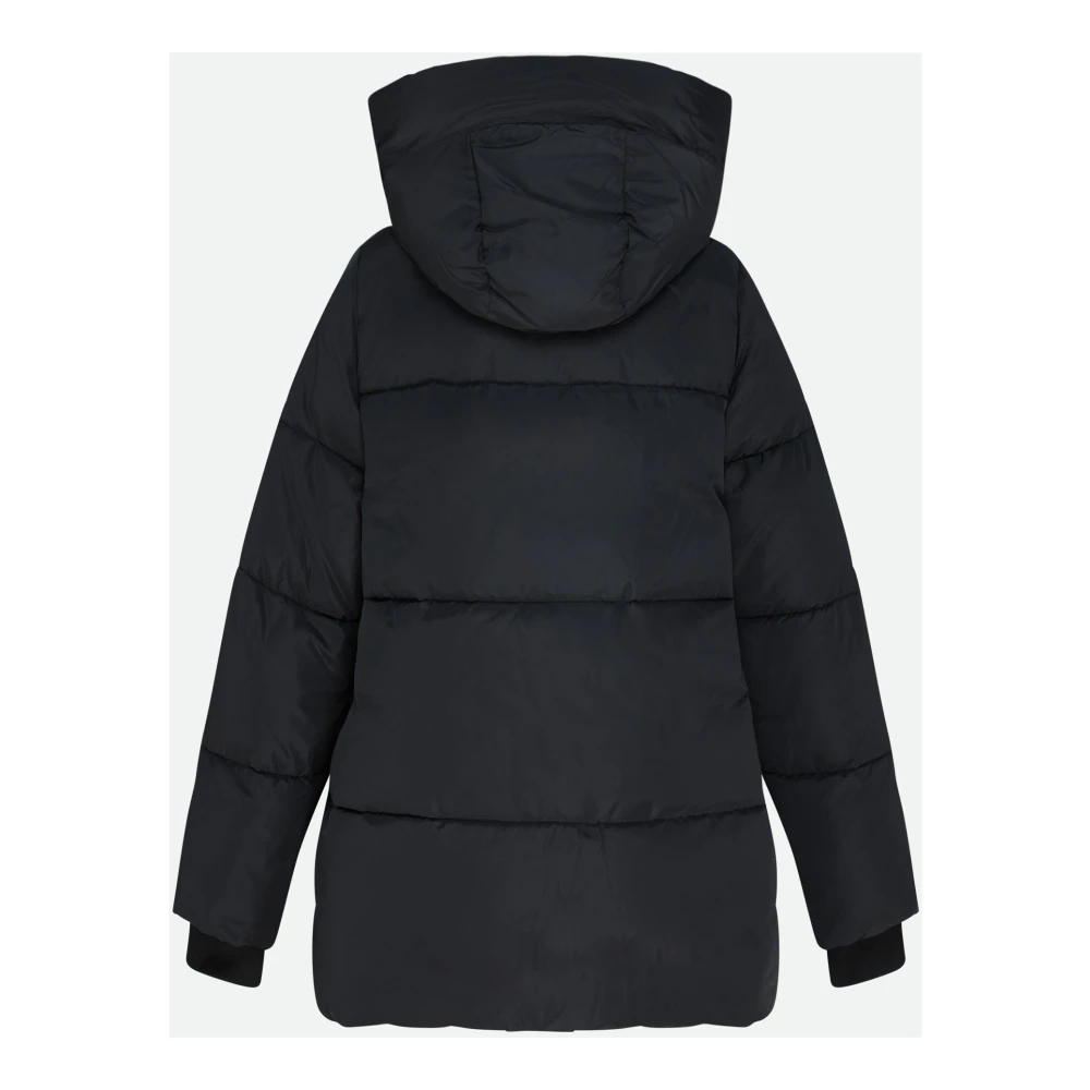 Canadian Classics Zwarte Finlay Jas met knoop- en ritssluiting Black Dames