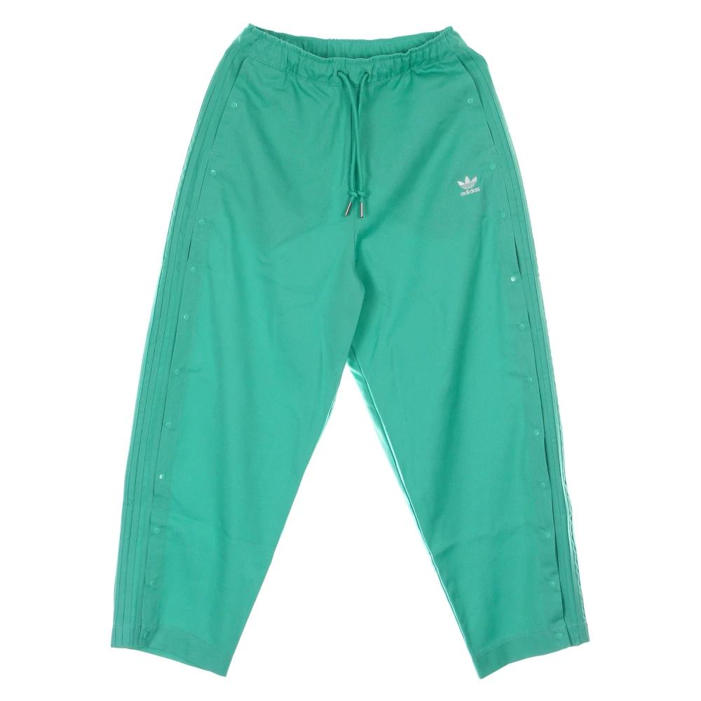 Adidas Groene Relaxte Wijde Pijp Broek Green Dames