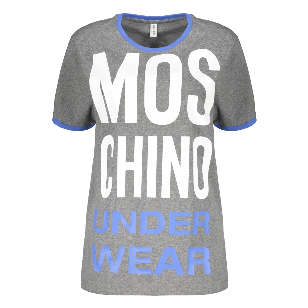 Moschino - Tops > T-Shirts - Gray - Moschino - Modalova